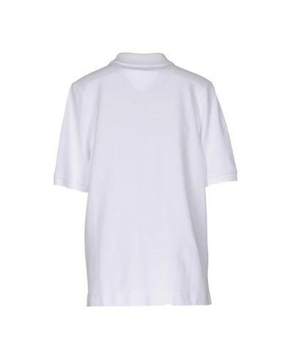 Shop Acne Studios Polo Shirt In White