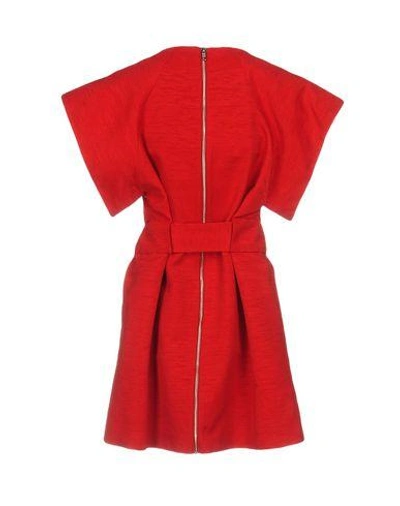 Shop Gareth Pugh Short Dress In Red
