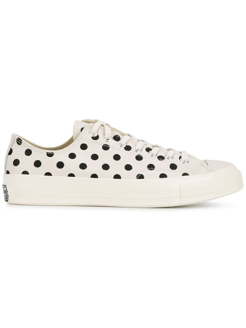 polka dot all star converse
