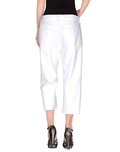 Shop Marc By Marc Jacobs Denim Pants In White