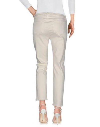 Shop J Brand Denim Pants In Ivory