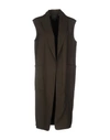Alexander Wang Overcoats In Military Green