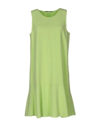 Ermanno Scervino Short Dresses In Acid Green