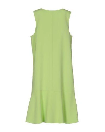 Shop Ermanno Scervino Short Dresses In Acid Green