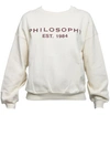 PHILOSOPHY DI LORENZO SERAFINI White Cotton Sweater,V170174722