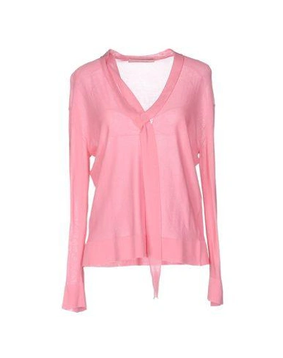 Shop Cedric Charlier Sweater In Pink