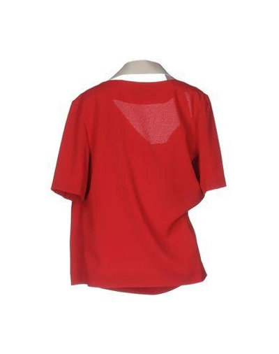 Shop Acne Studios Blouse In Red