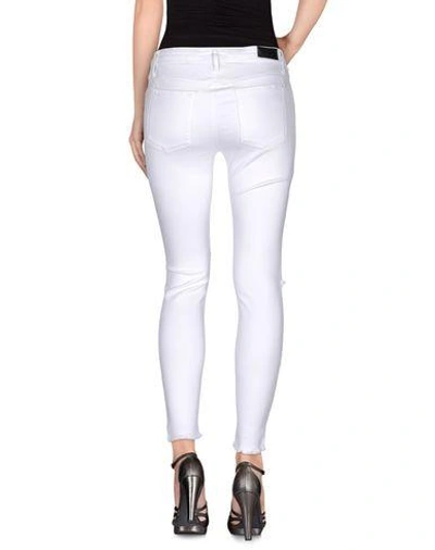 Shop Rta Denim Pants In White