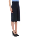 Jil Sander 3/4 Length Skirt In Dark Blue