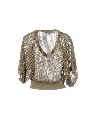 Shop Givenchy Sweater In Khaki