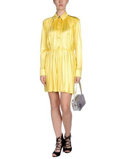 Shop Fausto Puglisi Shirt Dress In Yellow