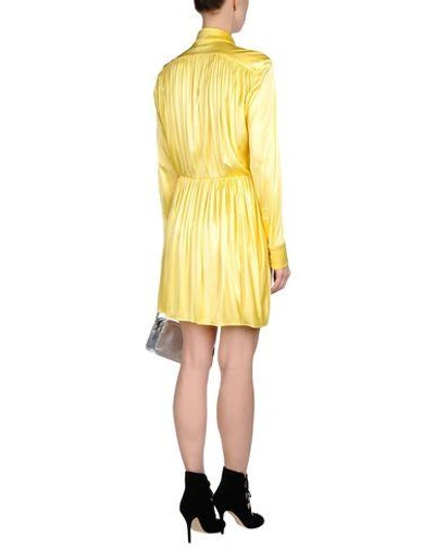 Shop Fausto Puglisi Shirt Dress In Yellow