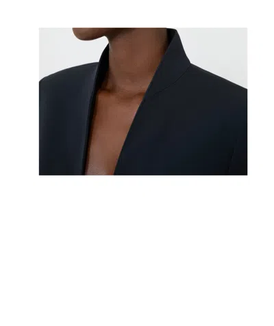 Max Mara Long-sleeve Jacket In Blue