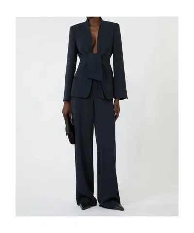 Max Mara Long-sleeve Jacket In Blue