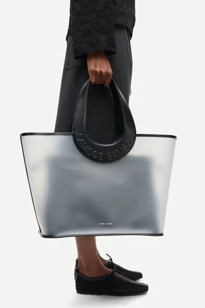 Samsoe & Samsoe Saberta Beach Bag In Transparent