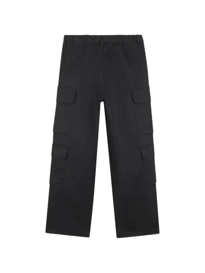 Marc Jacobs Logo-patch Cargo Pants In Black