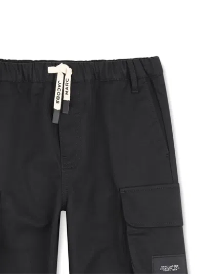 Marc Jacobs Logo-patch Cargo Pants In Black