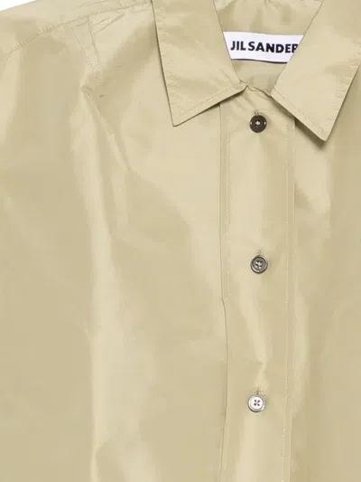 Jil Sander Technical Faille Blouson In Neutral