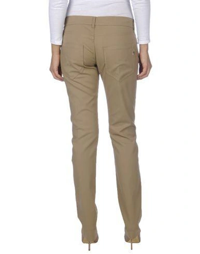 Shop Dondup Casual Pants In Khaki