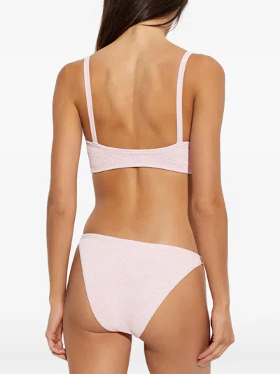 Hunza G Iris Crinkle-effect Bikini In Multi