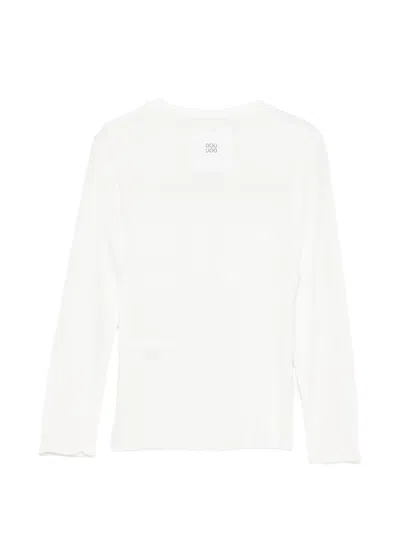 Douuod Long-sleeve T-shirt In White