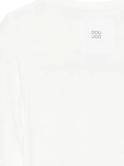 Douuod Long-sleeve T-shirt In White