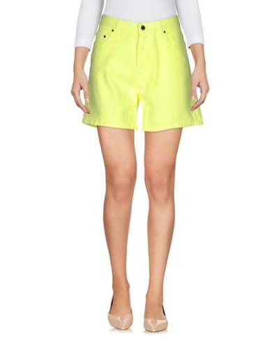 Shop Christopher Kane Shorts In Yellow