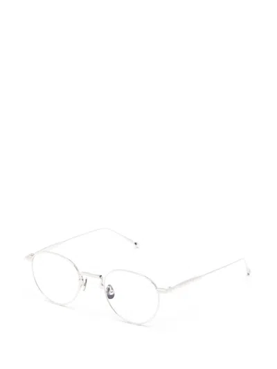 Matsuda Round-frame Glasses In Silver