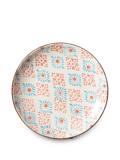 Cu I Seeyou Patterned Ceramic Plates In Multi