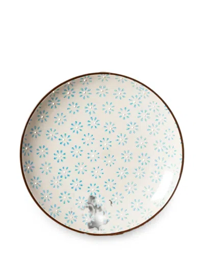 Cu I Seeyou Patterned Ceramic Plates In Multi