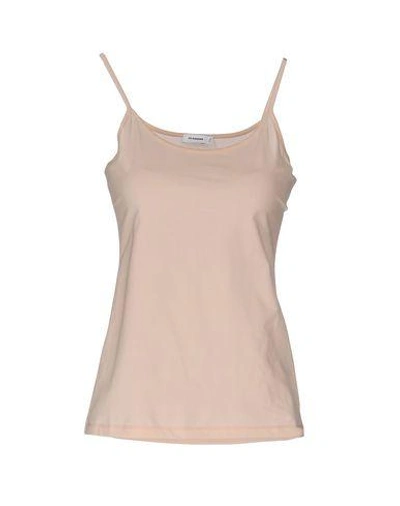 Jil Sander Tank Tops In Sand