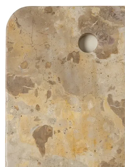 Cu I Seeyou Marble-effect Rectangular Cutting Board In Brown