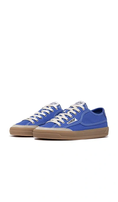 Autry Windscape Low Leather Sneaker In Blue