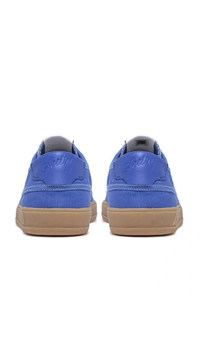 Autry Windscape Low Leather Sneaker In Blue