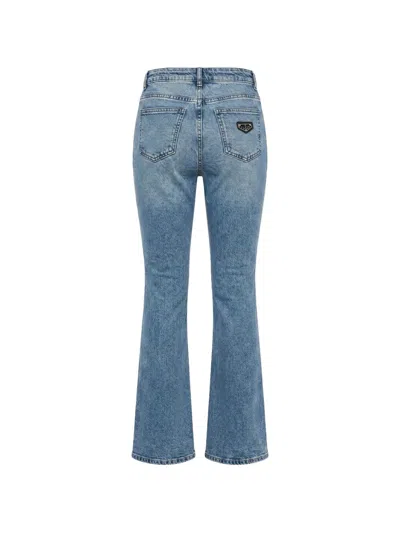 Philipp Plein Flare-fit Jeans Basic In Blue