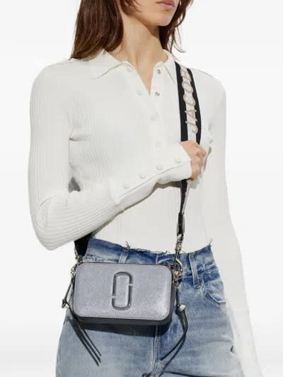 Marc Jacobs Snapshot Rectangular Mini Bag In Gray