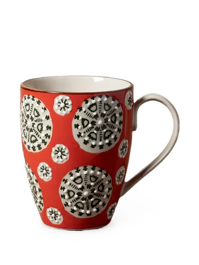 Cu I Seeyou Patterned Ceramic Mugs In Multi