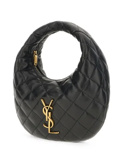 Saint Laurent Charcoal Nappa Leather Icarino Shoulder Bag Urbanchic Borse A Mano In Green