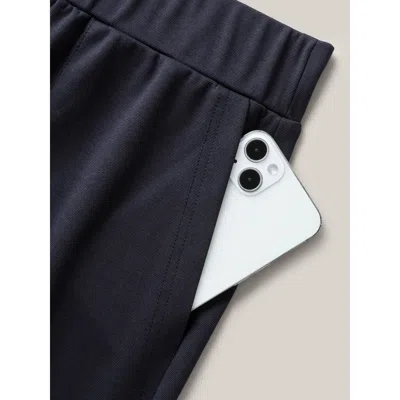 Bloomchic Button Front Wide-leg Pants In Blue
