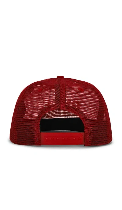 Rhude Logo Mesh Hat In Red