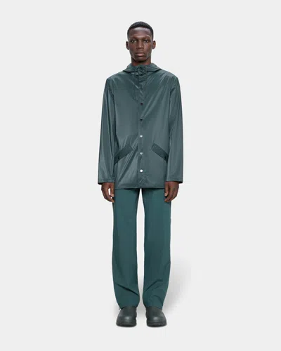 Rains Unisex Jacket In Blue