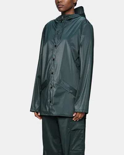 Rains Unisex Jacket In Blue