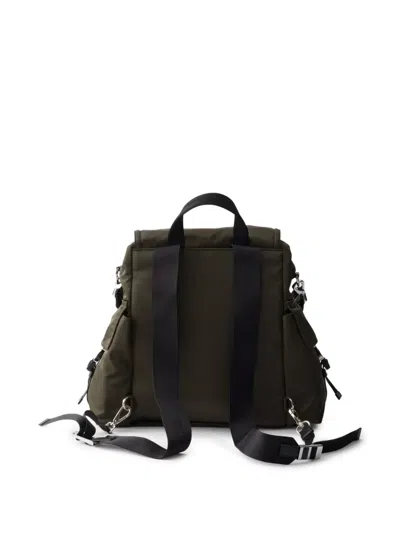 Prada Explore Re-nylon And Leather Backpack