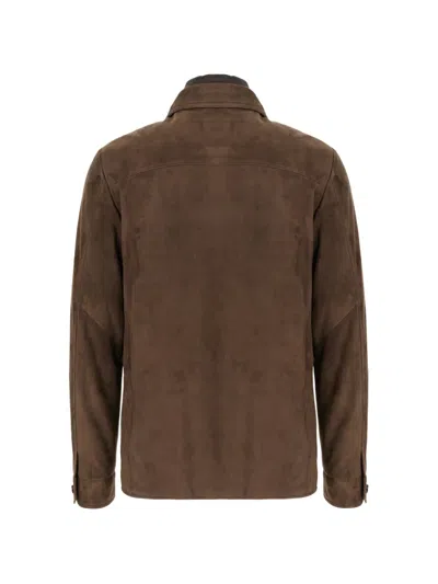Moorer Polyester Blend Down Jacket Collared Pockets In Multi