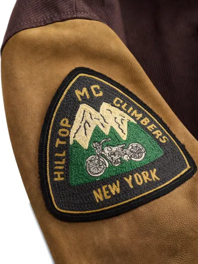 Rrl Patch Bomber Jacket In Multi
