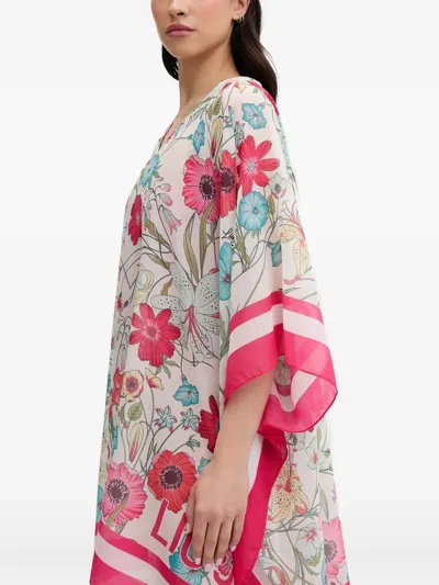 Liu •jo Floral-print Kaftan In Multi