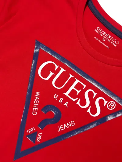 Guess Triangle-logo T-shirt In Multi