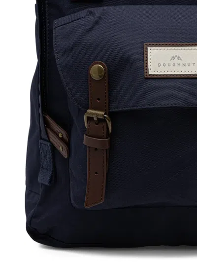 Doughnut Large Macaroon Logo-patch Backpack In Blue