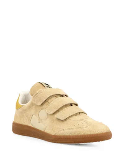 Isabel Marant Beth Touch-strap Sneakers In Brown