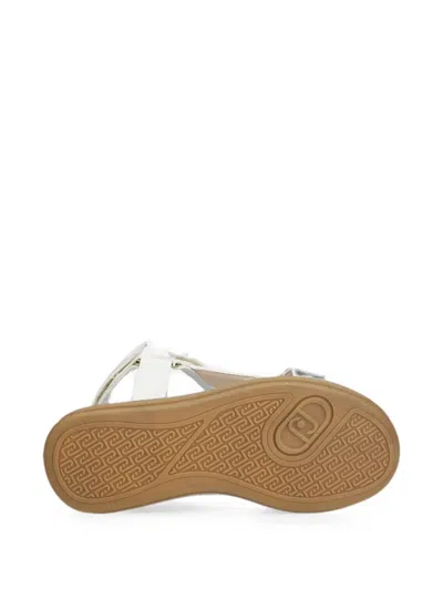 Liu •jo Touch-strap Platform Sandals In White